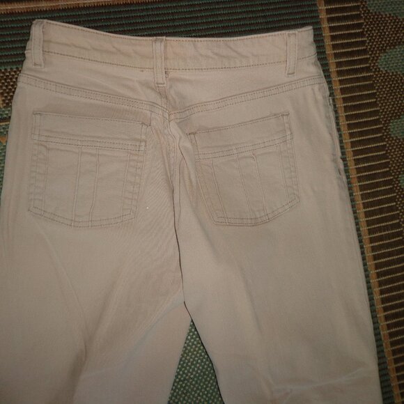 Liz Claiborne Bootcut Fit Pants Petite 2R Light Tan Zip/Button Closure Pockets - Picture 9 of 15